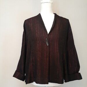 OSKA Cropped Crinkle Jacket